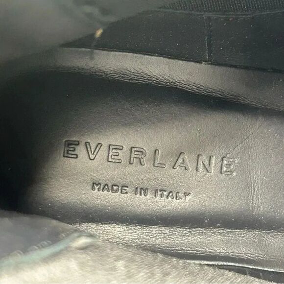 Everlane Chestnut Brown Square Toe Chelsea Boot Italian Leather Womens Size 5.5 - Picture 6 of 10